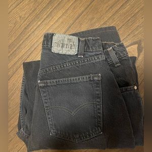Vintage 1994 Silvertab Levi’s size 36 x 34 black LOOSE